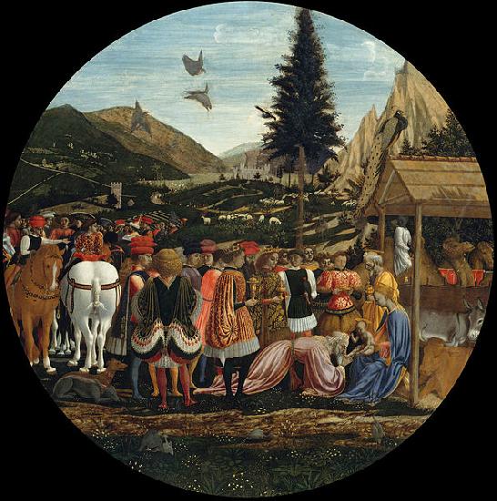 DOMENICO VENEZIANO The Adoration of the Magi Germany oil painting art